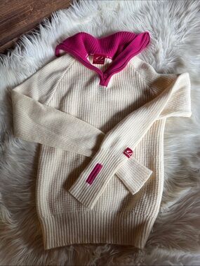 Ulvang Merino Wool zip neck sweater